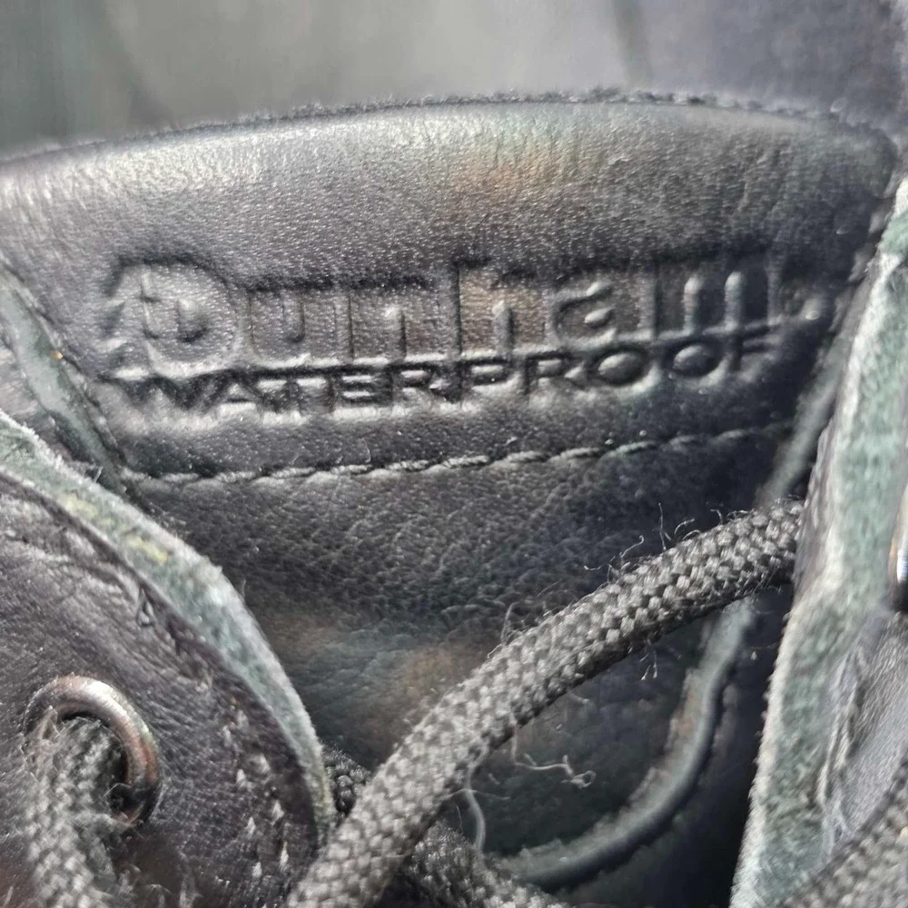 Dunham Waterproof Walking Shoes Men's Size 14 2E Black Leather Slip Resistant